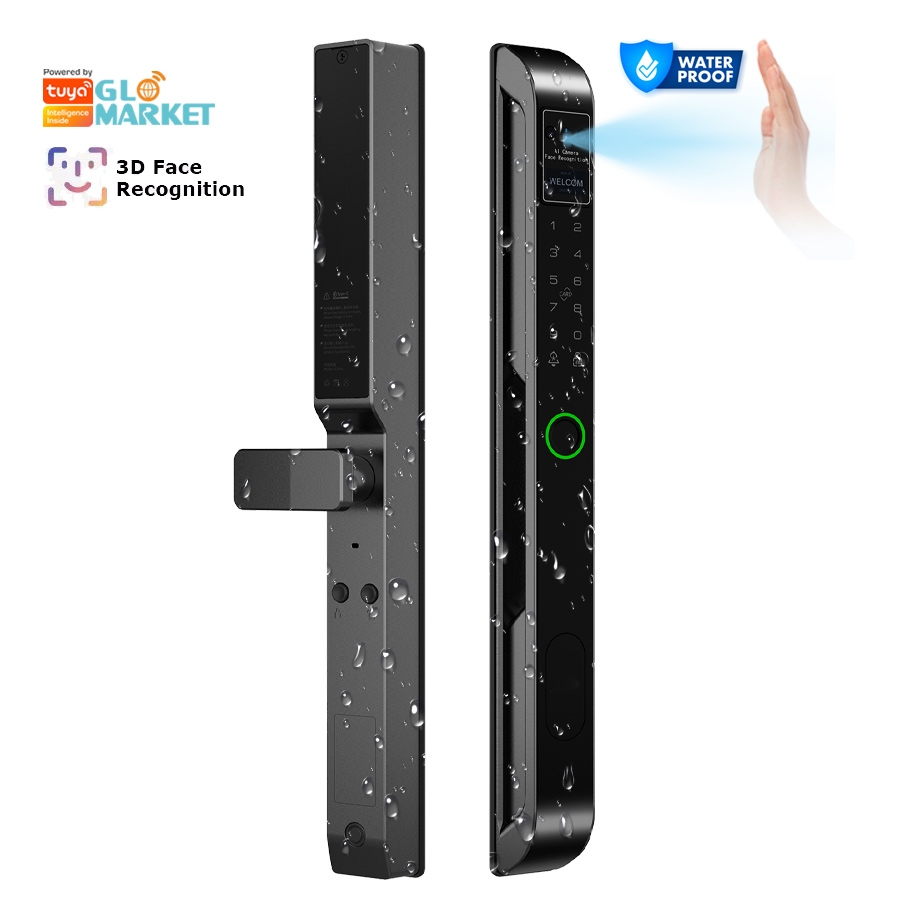 Smart Door Lock - Glomarket Slim Wodoodporny Inteligentny Zamek Cyfrowy
