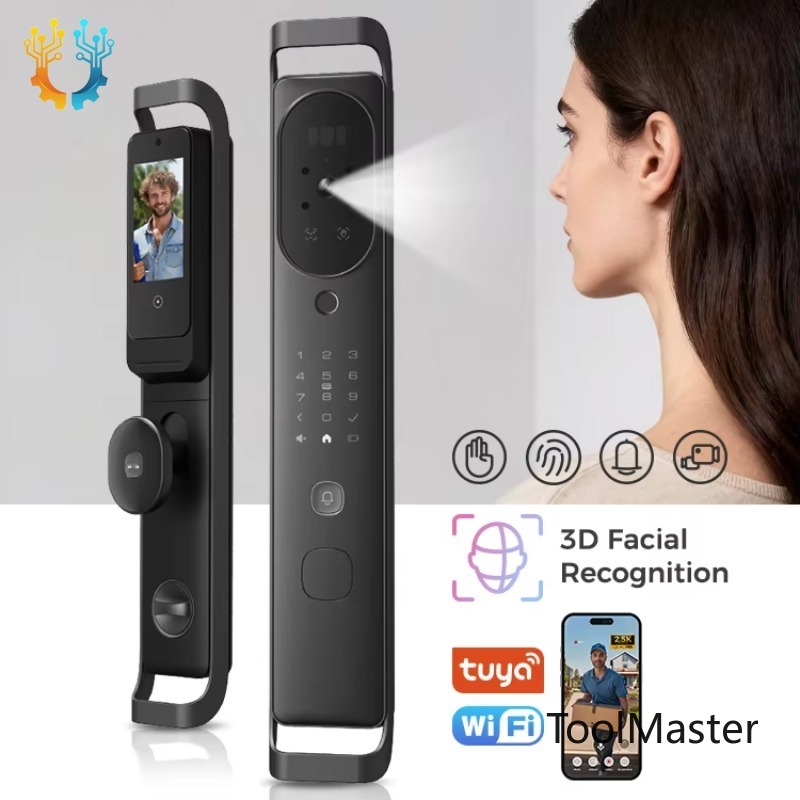 Smart Door Lock - 【2026】LNDU H10 Wizualna Podwójna Kamera, Inteligentny