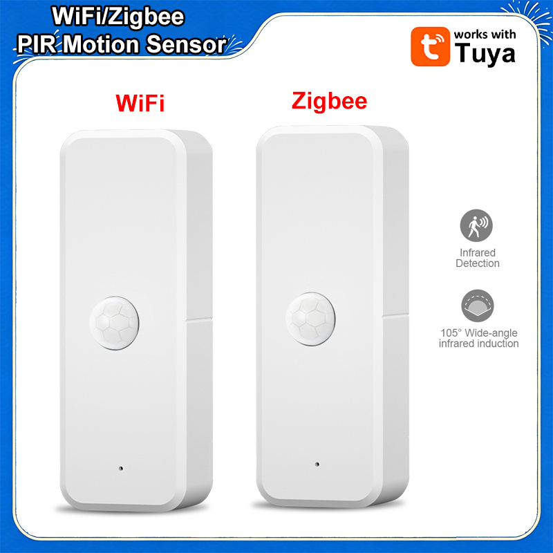 Smart Home Ir - Czujnik ruchu PIR Tuya WiFi/Zigbee, detektor