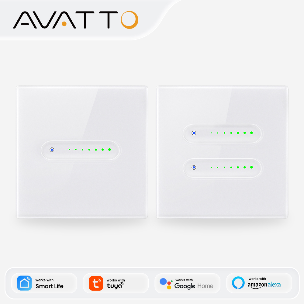 Smart Home Design - AVATTO WiFi 1/2-kanałowy inteligentny ściemniacz, dotykowy