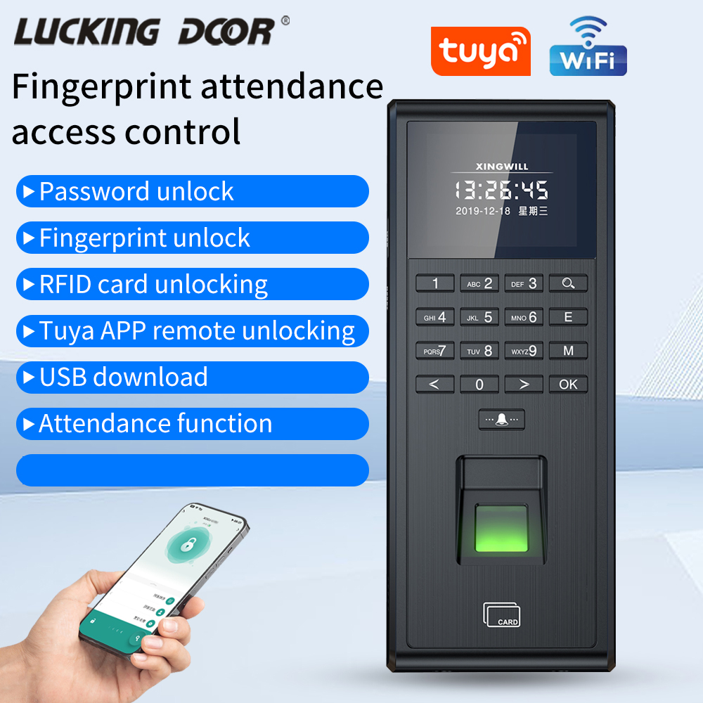Smart Door Lock - Tuya inteligentne biometryczne rozpoznawanie linii papilarnych