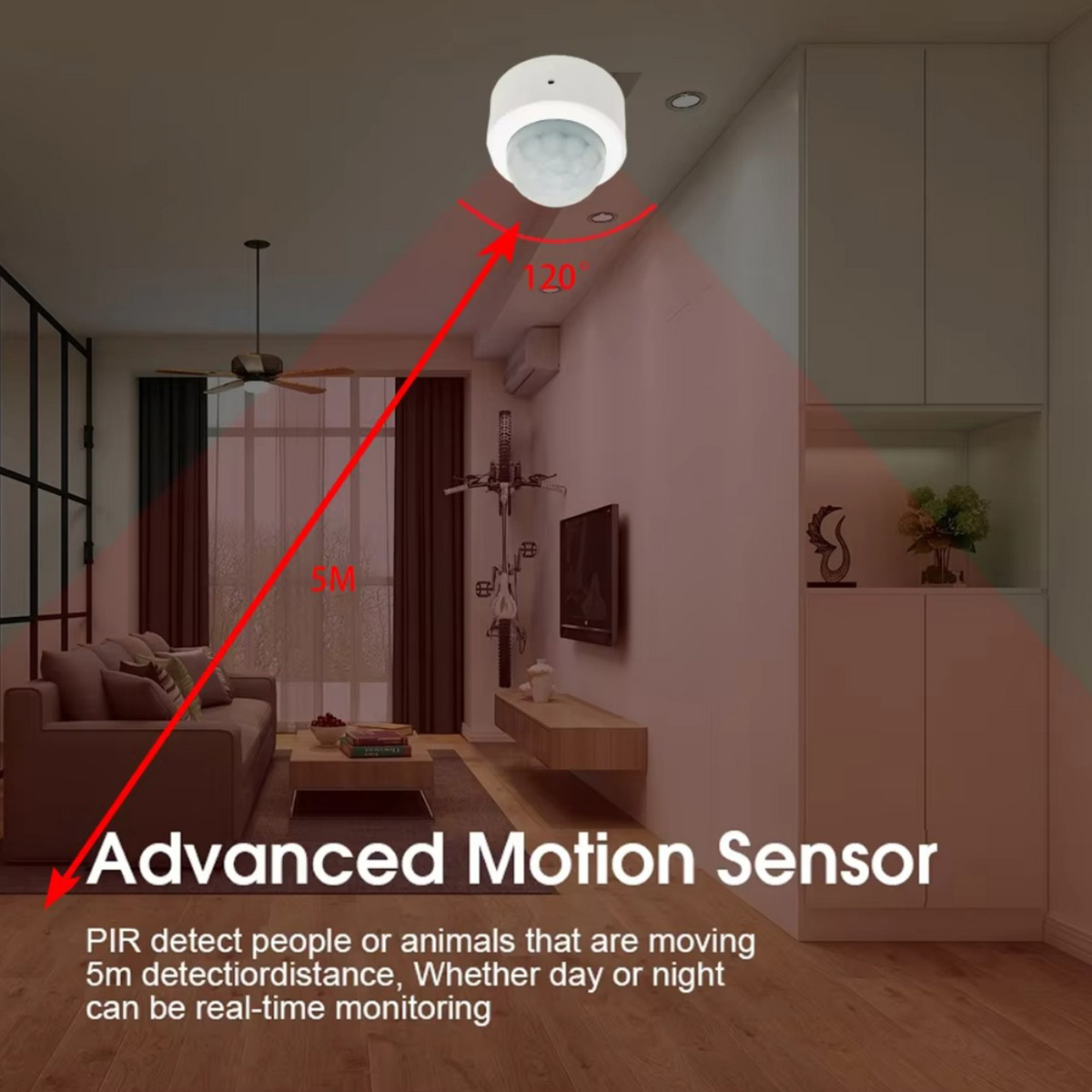 Czujnik ruchu Zigbee PIR, dete – Smart Home Ir recenzja i cena