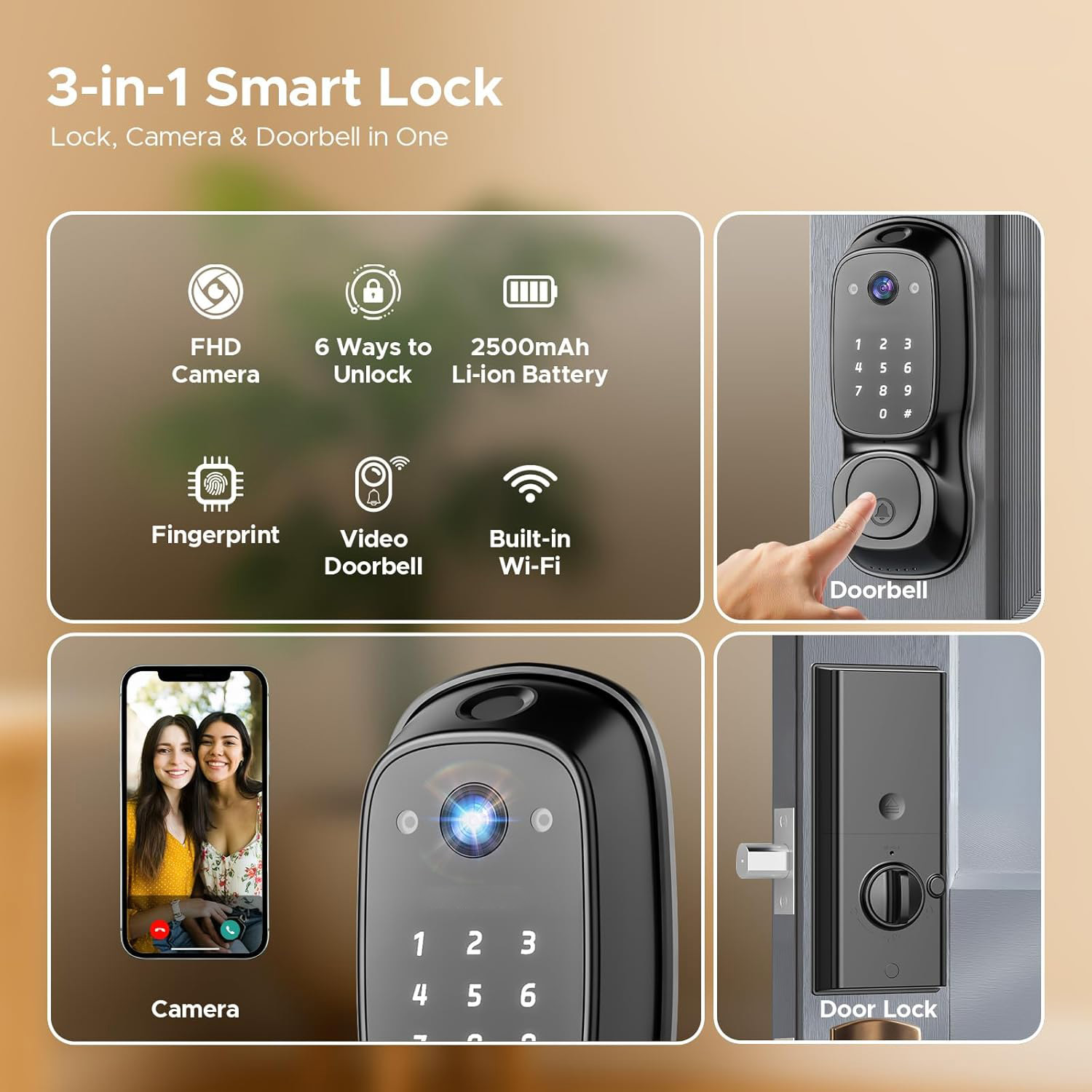 Inteligentny zamek do drzwi Tu – Smart Door Lock recenzja i cena