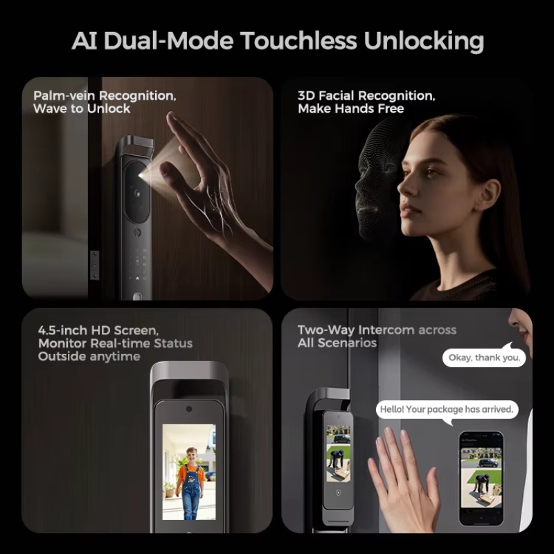 【2026】LNDU H10 Wizualna Podwój – Smart Door Lock recenzja i cena