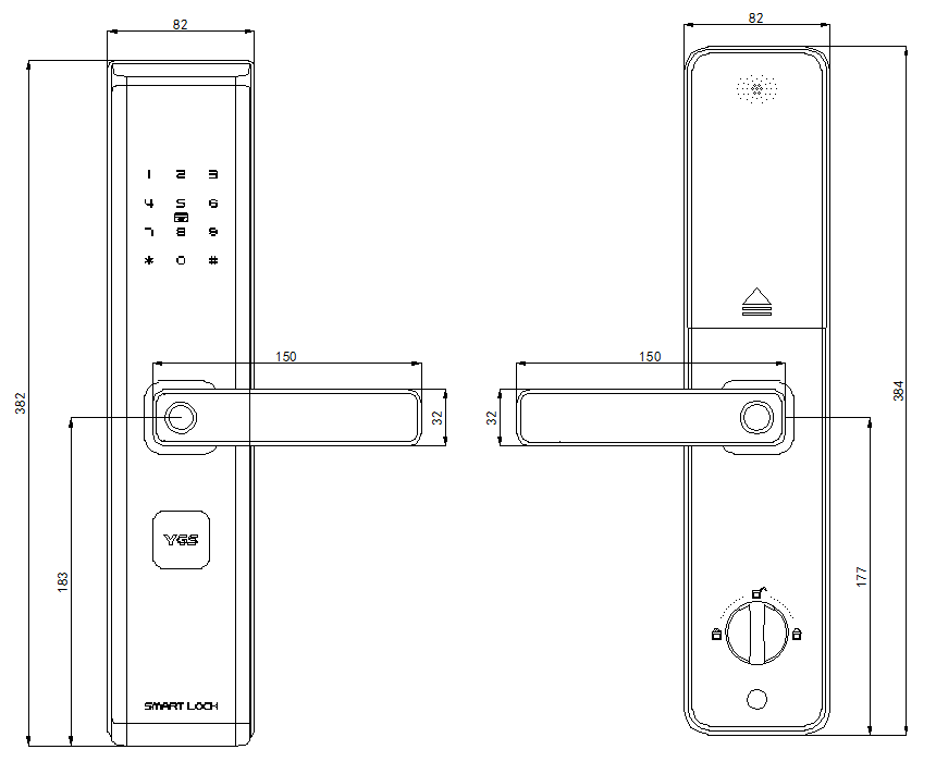 Zaawansowane cyfrowe dwustronn – Smart Door Lock recenzja i cena