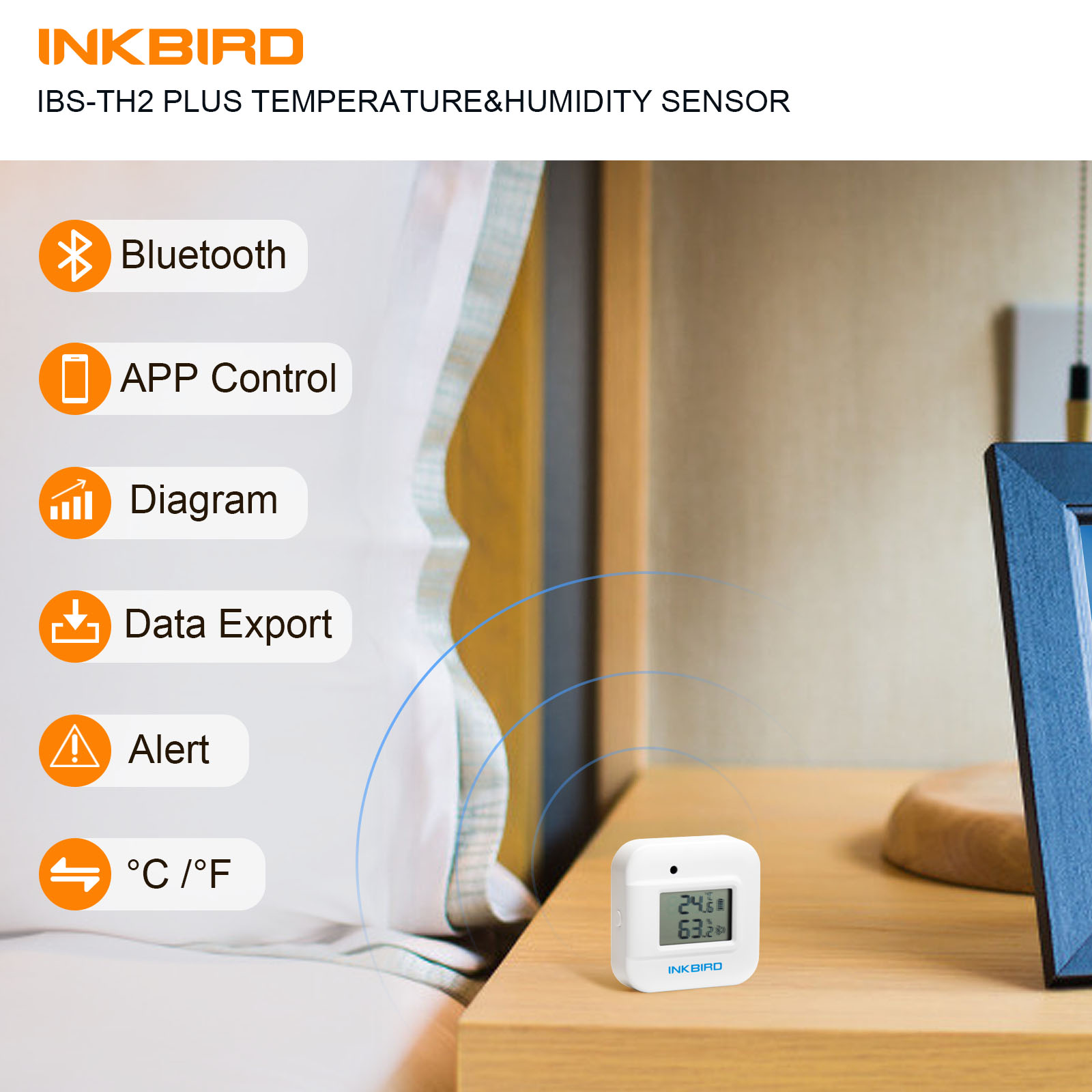 INKBIRD IBS-TH2 Plus Bluetooth – Smart Home Plus recenzja i cena