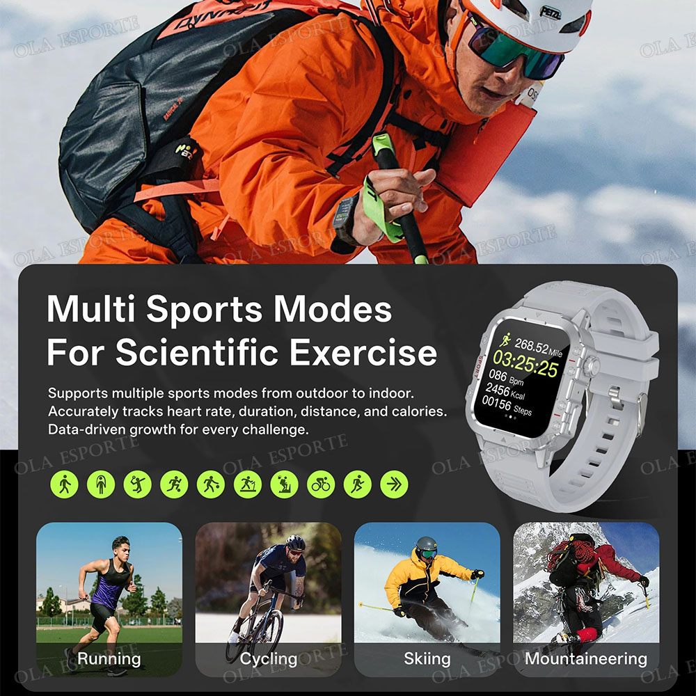 Męski smartwatch wojskowy do a – Smart Home Trainer recenzja i cena