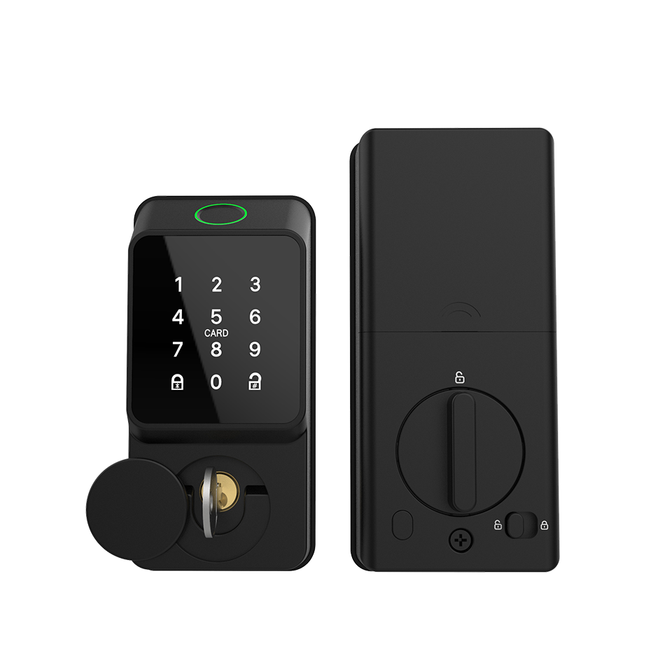 Czarna inteligentna blokada za – Smart Door Lock recenzja i cena