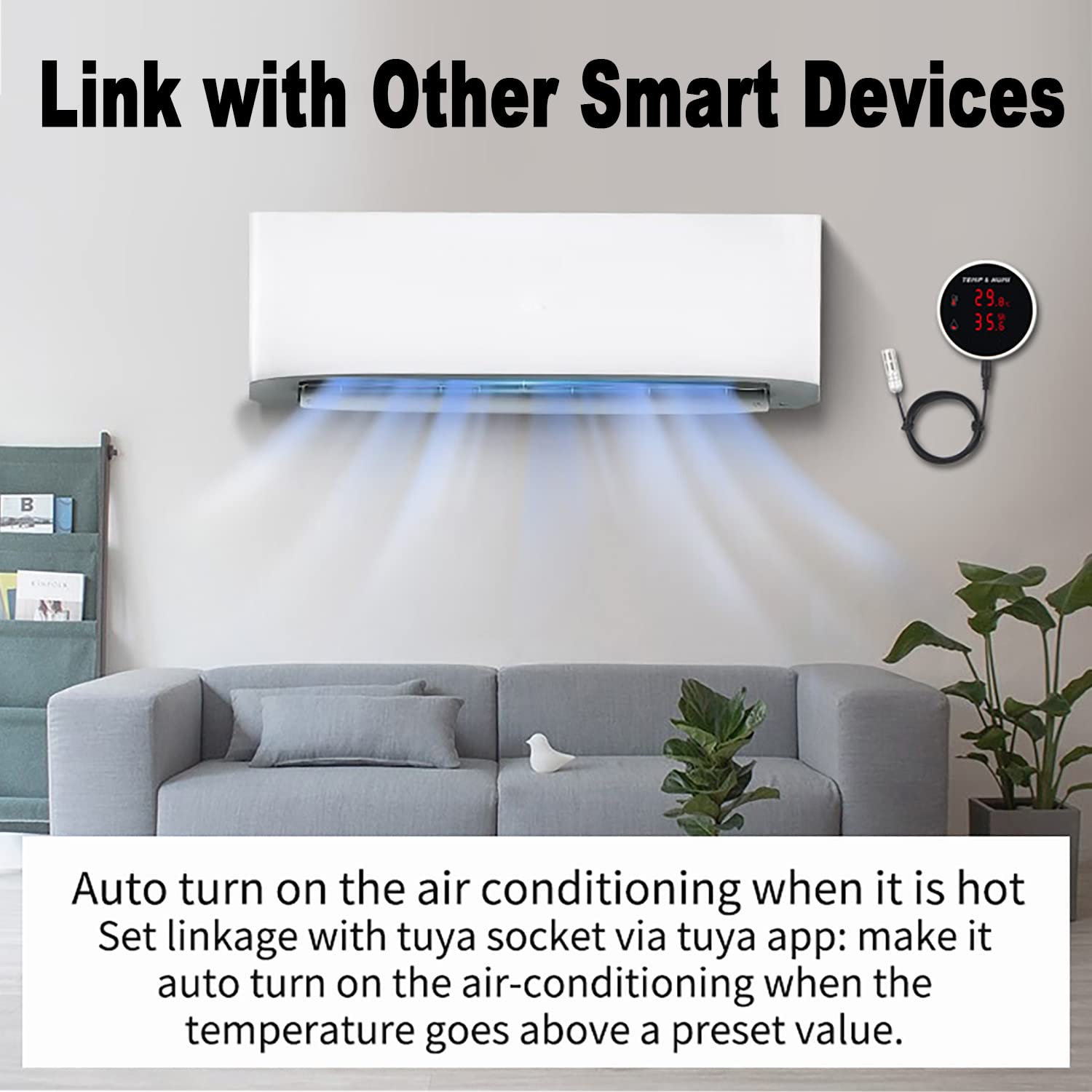 Tuya WiFi temperatura wilgotno – Smart Home Design recenzja i cena