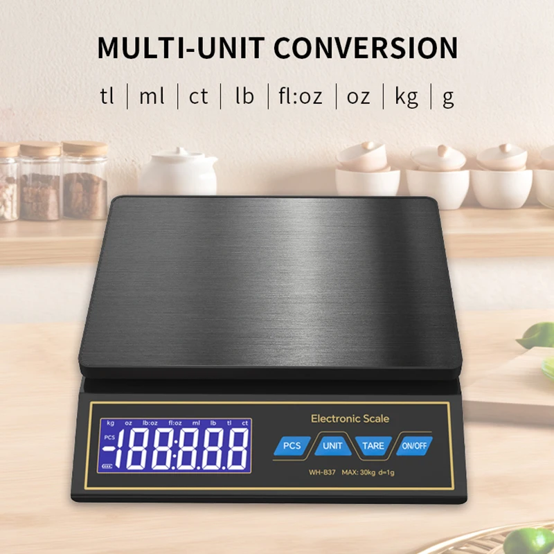 Cyfrowa waga kuchenna LCD 30kg – Smart Home Utensils recenzja i cena
